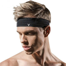 Load image into Gallery viewer, Veidoorn 1pcs Sweatband  Moisture-Wicking Breathable Men Women Sports Elastic Headband  for Fitness gym Running sport basketball
