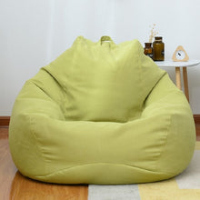 Load image into Gallery viewer, 1 Piece Large Small Lazy Sofas Cover Chairs Without Filler Linen Cloth Lounger Seat Bean Bag Pouf Puff Couch Tatami Living Room
