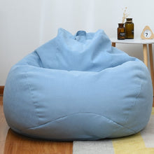Load image into Gallery viewer, 1 Piece Large Small Lazy Sofas Cover Chairs Without Filler Linen Cloth Lounger Seat Bean Bag Pouf Puff Couch Tatami Living Room
