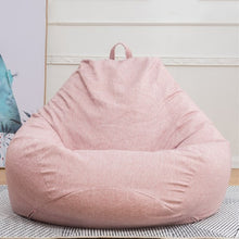 Load image into Gallery viewer, 1 Piece Large Small Lazy Sofas Cover Chairs Without Filler Linen Cloth Lounger Seat Bean Bag Pouf Puff Couch Tatami Living Room
