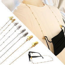 Load image into Gallery viewer, Face Mask Lanyard Mask Hanging Rope Necklace Mask Glasses Holder Adjustable Chain for Mask Mask Hangup Rope Two Hooks Wholesale
