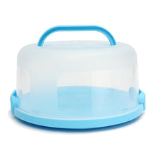 Load image into Gallery viewer, 30X15cm Round Cake Carrier Portable Plastic Pastry Storage Box Dessert Container Cover Case Birthday Wedding Party Supplies
