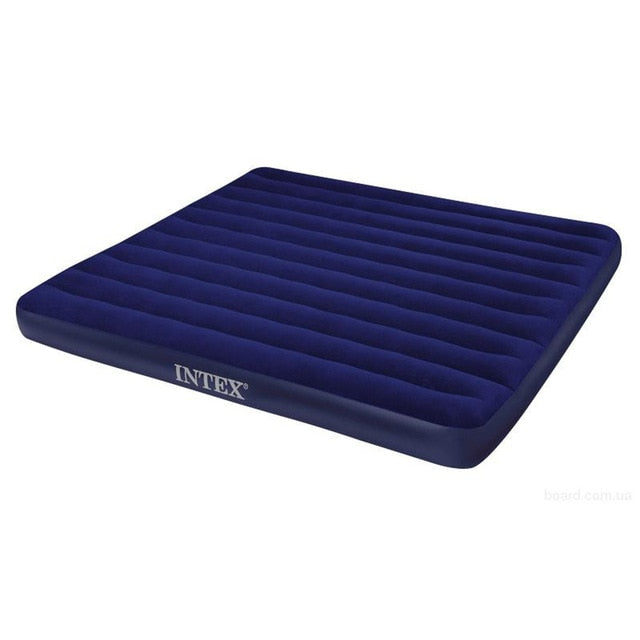 Inflatable mattress bed for home or tourism for swimming