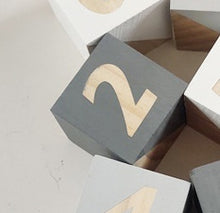 Load image into Gallery viewer, 6x6cm Large Wooden Alphabet Letters Cubes,Wood Square Big English ABC Blocks,Toddlers/Baby Montessori Learning Educational Toys
