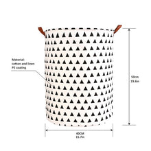 Load image into Gallery viewer, New 1PC Foldable Laundry Basket Large Capacity Laundry Hamper Dirty Clothes Storage Organizer Bucket Homehold Storage Bag
