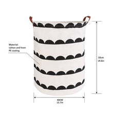 Load image into Gallery viewer, New 1PC Foldable Laundry Basket Large Capacity Laundry Hamper Dirty Clothes Storage Organizer Bucket Homehold Storage Bag
