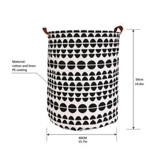 Load image into Gallery viewer, New 1PC Foldable Laundry Basket Large Capacity Laundry Hamper Dirty Clothes Storage Organizer Bucket Homehold Storage Bag
