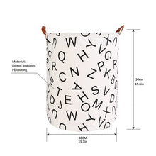 Load image into Gallery viewer, New 1PC Foldable Laundry Basket Large Capacity Laundry Hamper Dirty Clothes Storage Organizer Bucket Homehold Storage Bag

