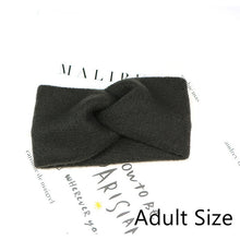Load image into Gallery viewer, Baby Headband Women Girl Twisted Hair Band Kids Woolen Headwrap Mommy and Me Headbands Toddler Spring Turban Hair Accessories
