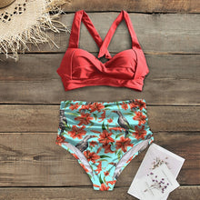 Load image into Gallery viewer, Sexy High Waist Bikini 2020 Halter Plus Size Swimwear Women Swimsuit Female Bikini Set Bodysuit Bathing Suit Summer Biquini XXL
