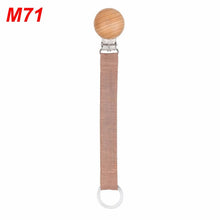 Load image into Gallery viewer, Cotton Linen Baby Pacifier Chain Clip Soother Nipple Holder Clasps Dummy  Attache Feeding Dropship
