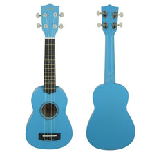 Load image into Gallery viewer, Aiersi brand 21 Inch student hawaii gecko ukelele factory price mahogany Soprano guitar 4 string Ukulele with bag capo tuner
