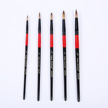 Load image into Gallery viewer, 4Pcs/5Pcs/6Pcs Artist Wood Handle Paint Brush Set Eco-friendly Drawing Acrylic Oil Painting Pen Nylon Hair Painting Brush
