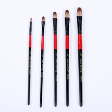 Load image into Gallery viewer, 4Pcs/5Pcs/6Pcs Artist Wood Handle Paint Brush Set Eco-friendly Drawing Acrylic Oil Painting Pen Nylon Hair Painting Brush

