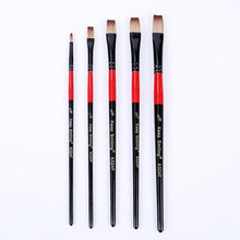 Load image into Gallery viewer, 4Pcs/5Pcs/6Pcs Artist Wood Handle Paint Brush Set Eco-friendly Drawing Acrylic Oil Painting Pen Nylon Hair Painting Brush
