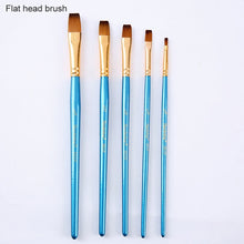 Load image into Gallery viewer, 4Pcs/5Pcs/6Pcs Artist Wood Handle Paint Brush Set Eco-friendly Drawing Acrylic Oil Painting Pen Nylon Hair Painting Brush
