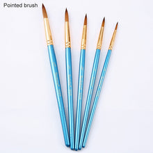Load image into Gallery viewer, 4Pcs/5Pcs/6Pcs Artist Wood Handle Paint Brush Set Eco-friendly Drawing Acrylic Oil Painting Pen Nylon Hair Painting Brush
