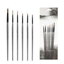 Load image into Gallery viewer, 4Pcs/5Pcs/6Pcs Artist Wood Handle Paint Brush Set Eco-friendly Drawing Acrylic Oil Painting Pen Nylon Hair Painting Brush
