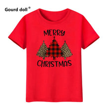 Load image into Gallery viewer, Heartbeat Outfits Christmas Family Matching T-shirt lovely Mom Dad Kids Me Baby Outfit Mother Daughter Son Girl Boys Clothes
