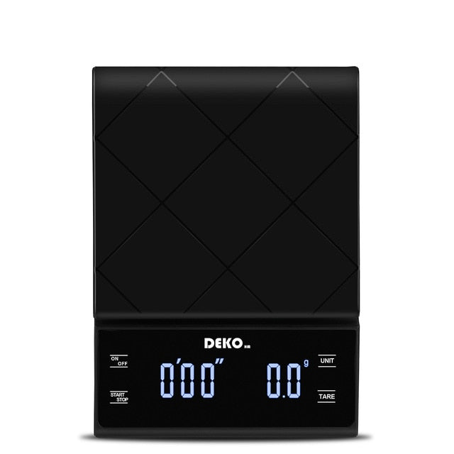 DEKO Portable Electronic Digital Coffee Scale With Timer High Precision LED Display Household Weight Balance Measuring Tools