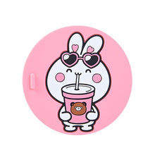 Load image into Gallery viewer, Cartoon Silicone Car Mug Coaster Portable Home Office Milk Coffee Mug Cup Mat Non-slip Car Cup Mats Cute Animals Cup Pad Coaster
