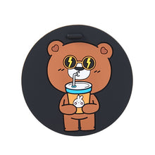 Load image into Gallery viewer, Cartoon Silicone Car Mug Coaster Portable Home Office Milk Coffee Mug Cup Mat Non-slip Car Cup Mats Cute Animals Cup Pad Coaster
